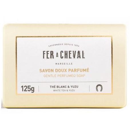 SAVON PARFUMÉ THE BLANC & YUZU Fer a Cheval