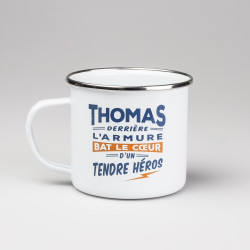 MUG MÉTAL personnalisé THOMAS