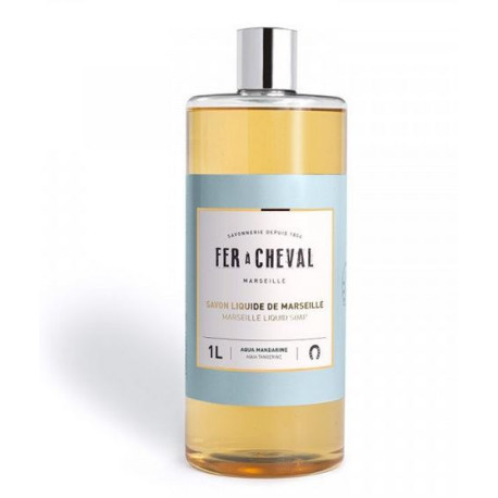 SAVON LIQUIDE PARFUMÉ AQUA MANDARINE 1 L Fer a Cheval