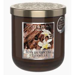 Bougie parfumée BOIS DE SANTAL VANILLE Heart and Home