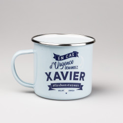 MUG MÉTAL personnalisé XAVIER