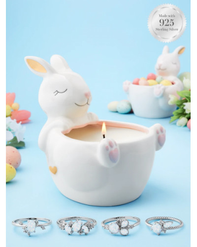 Bougie parfumée MARSHMALLOW BUNNY-Charmed Arom