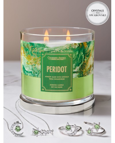 Bougie parfumée PIERRE DE NAISSANCE PERIDOT-Charmed Aroma