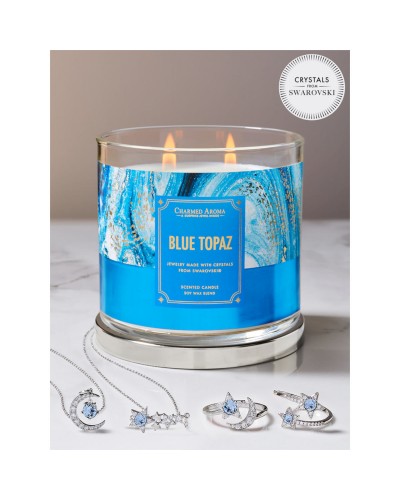 Bougie parfumée BLUE TOPAZ-Charmed Arom