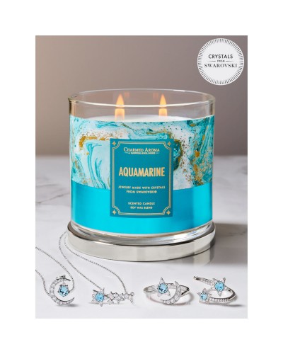 Bougie parfumée AQUAMARINE-Charmed Aroma