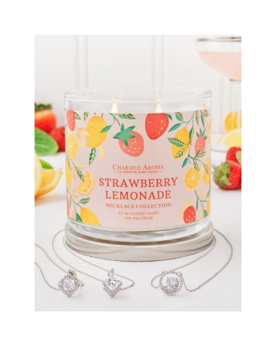 Bougie parfumée STRAWBERRY LEMONADE-Charmed Aroma