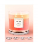 Bougie parfumée VELVET PEACH-Charmed Aroma