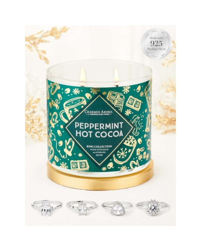 Bougie parfumée PEPPERMINT HOT COCOA-Charmed Aroma