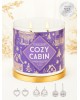 Bougie parfumée COZY CABIN-Charmed Aroma