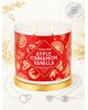 Bougie parfumée APPLE CINNAMON VANILLA-Charmed Aroma