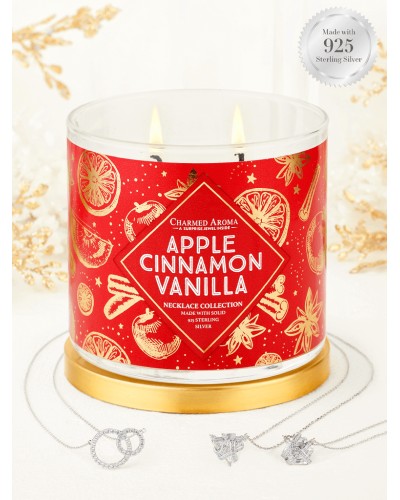Bougie parfumée APPLE CINNAMON VANILLA-Charmed Aroma
