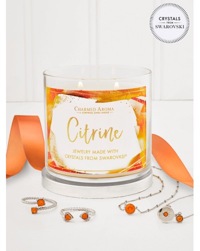 Bougie parfumée CITRINE BIRTHSTONE-Charmed Aroma