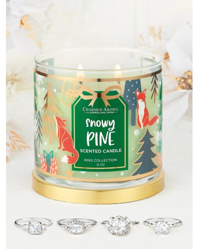 Bougie parfumée SNOWY PINE-Charmed Aroma