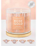 Bougie parfumée ROSE GOLD-Charmed Aroma