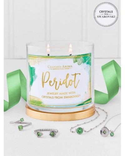 Bougie parfumée PIERRE DE NAISSANCE PERIDOT-Charmed Aroma