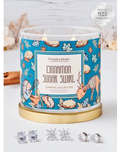 Bougie parfumée CINNAMON SUGAR SWIRL-Charmed Aroma
