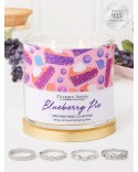 Bougie parfumée BLUEBERRY PIE-Charmed Aroma