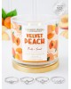Bougie parfumée VELVET PEACH-Charmed Aroma