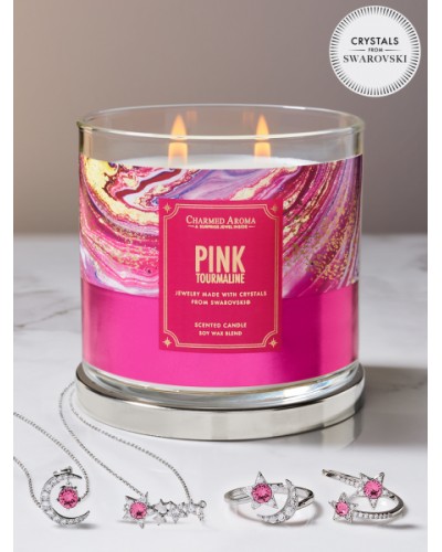Bougie parfumée PINK TOURMALINE-Charmed Aroma