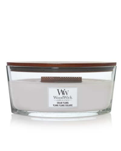 Bougie parfumée Ellipse Woodwick SOLAR YLANG