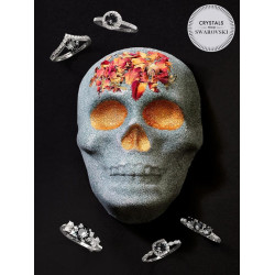 GREY SKULL BOMBE DE BAIN-Charmed Aroma