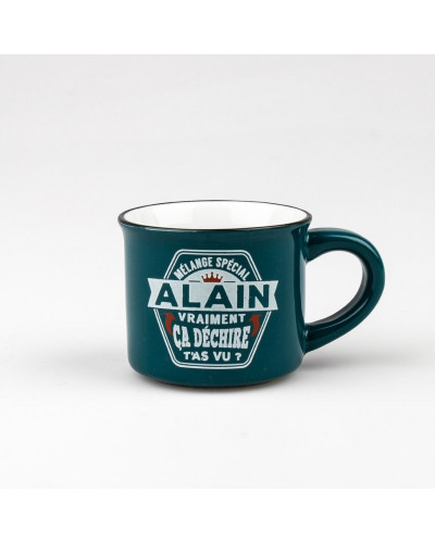 TASSE EXPRESSO personnalisée prénom ALAIN