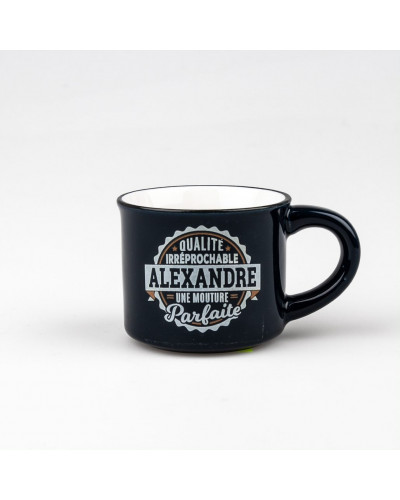 TASSE EXPRESSO personnalisée prénom  ALEXANDRE
