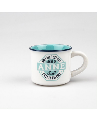TASSE EXPRESSO personnalisée prénom ANNE