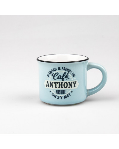 TASSE EXPRESSO personnalisée prénom ANTHONY