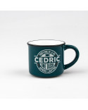 TASSE EXPRESSO personnalisée prénom CEDRIC