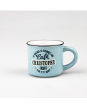 TASSE EXPRESSO personnalisée prénom CHRISTOPHE