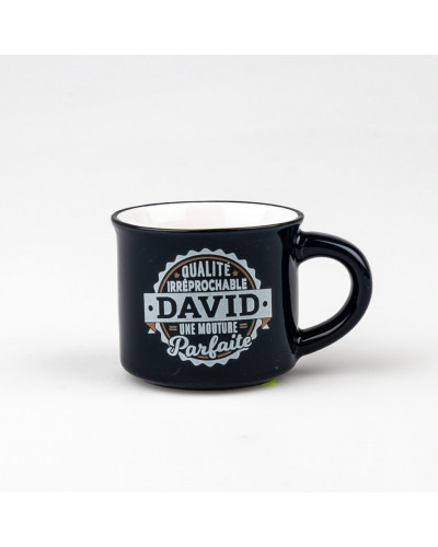 TASSE EXPRESSO personnalisée prénom DAVID