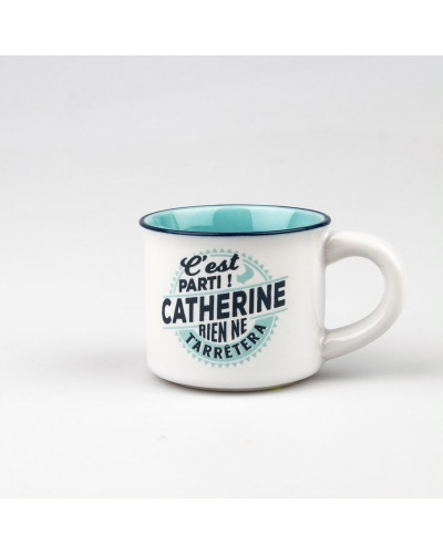 TASSE EXPRESSO personnalisée prénom CATHERINE