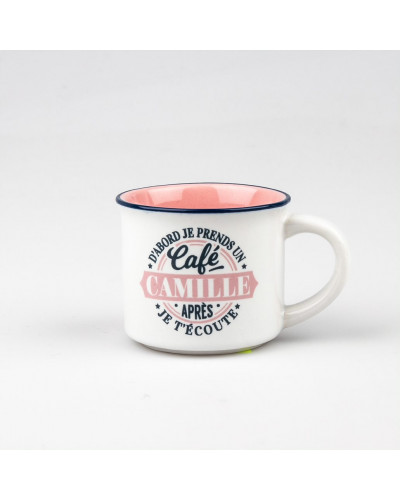 TASSE EXPRESSO personnalisée prénom CAMILLE