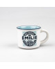 TASSE EXPRESSO personnalisée prénom EMILIE