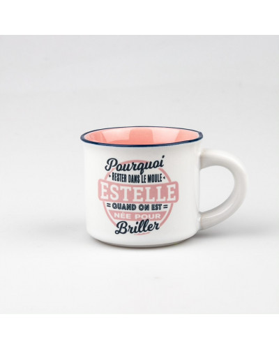 TASSE EXPRESSO personnalisée prénom ESTELLE