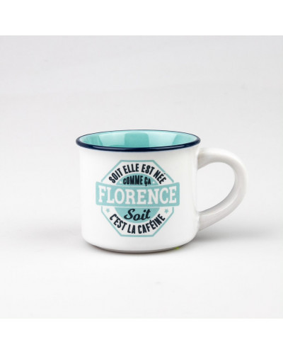 TASSE EXPRESSO personnalisée prénom FLORENCE