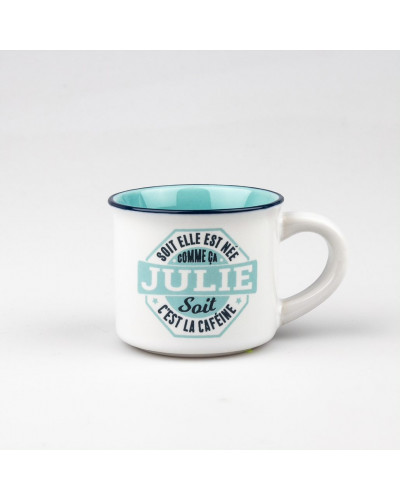 TASSE EXPRESSO personnalisée prénom JULIE