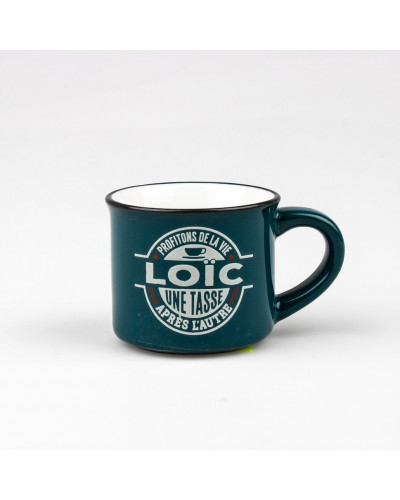 TASSE EXPRESSO personnalisée prénom LOïC