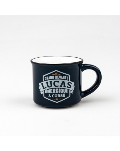 TASSE EXPRESSO personnalisée prénom LUCAS