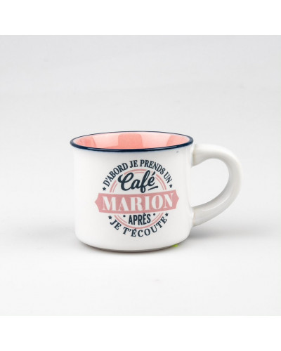 TASSE EXPRESSO personnalisée prénom MARION