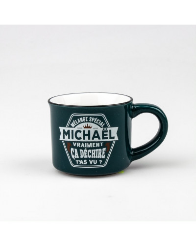TASSE EXPRESSO personnalisée prénom MICHAËL