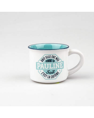 TASSE EXPRESSO personnalisée prénom PAULINE