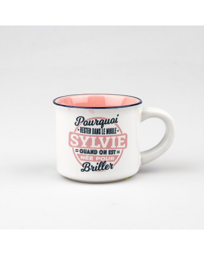 TASSE EXPRESSO personnalisée prénom SYLVIE