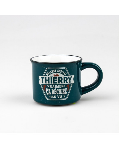 TASSE EXPRESSO personnalisée prénom THIERRY