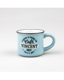 TASSE EXPRESSO personnalisée prénom VINCENT