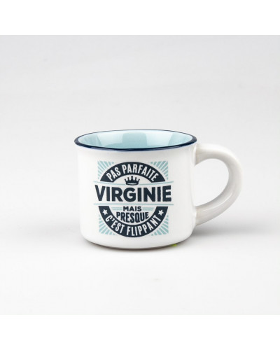TASSE EXPRESSO personnalisée prénom VIRGINIE