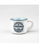 TASSE EXPRESSO personnalisée prénom VIRGINIE