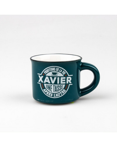 TASSE EXPRESSO personnalisée prénom XAVIER