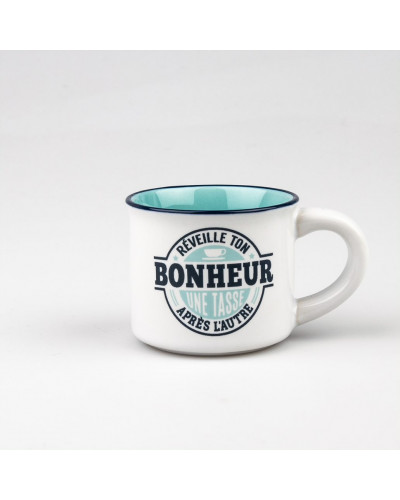 TASSE EXPRESSO personnalisée BONHEUR